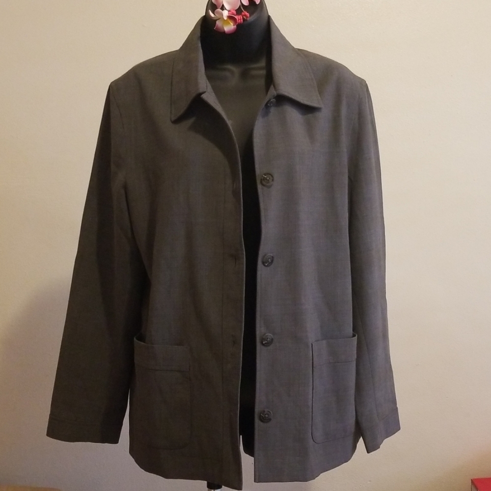 GAP Gray Strech Fit Business Casual Jacket (M)